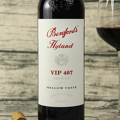 澳洲奔富海兰VIP407干红葡萄酒细节图二